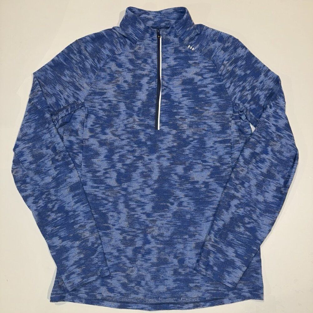 Lululemon Surge Warm 1/2 Zip Pullover Camo Blue Spaced Dye Jacket Men’s Medium